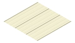 3D Presentation Image of Metal SheetCladding Lysaght FlatDek310 EveningHaze