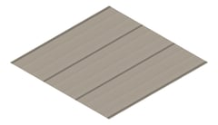 3D Presentation Image of Metal SheetCladding Lysaght FlatDek310 Gully