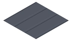 3D Presentation Image of Metal SheetCladding Lysaght FlatDek310 Ironstone