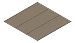 3D Presentation Image of Metal SheetCladding Lysaght FlatDek310 Jasper