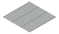 3D Presentation Image of Metal SheetCladding Lysaght FlatDek310 Windspray