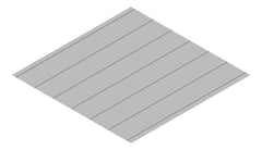 3D Presentation Image of Metal SheetCladding Lysaght FlatDekII Bluegum