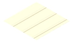 3D Presentation Image of Metal SheetCladding Lysaght FlatDekII ClassicCream