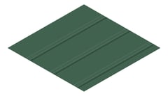 3D Presentation Image of Metal SheetCladding Lysaght FlatDekII CottageGreen
