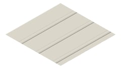 3D Presentation Image of Metal SheetCladding Lysaght FlatDekII DuneMatt