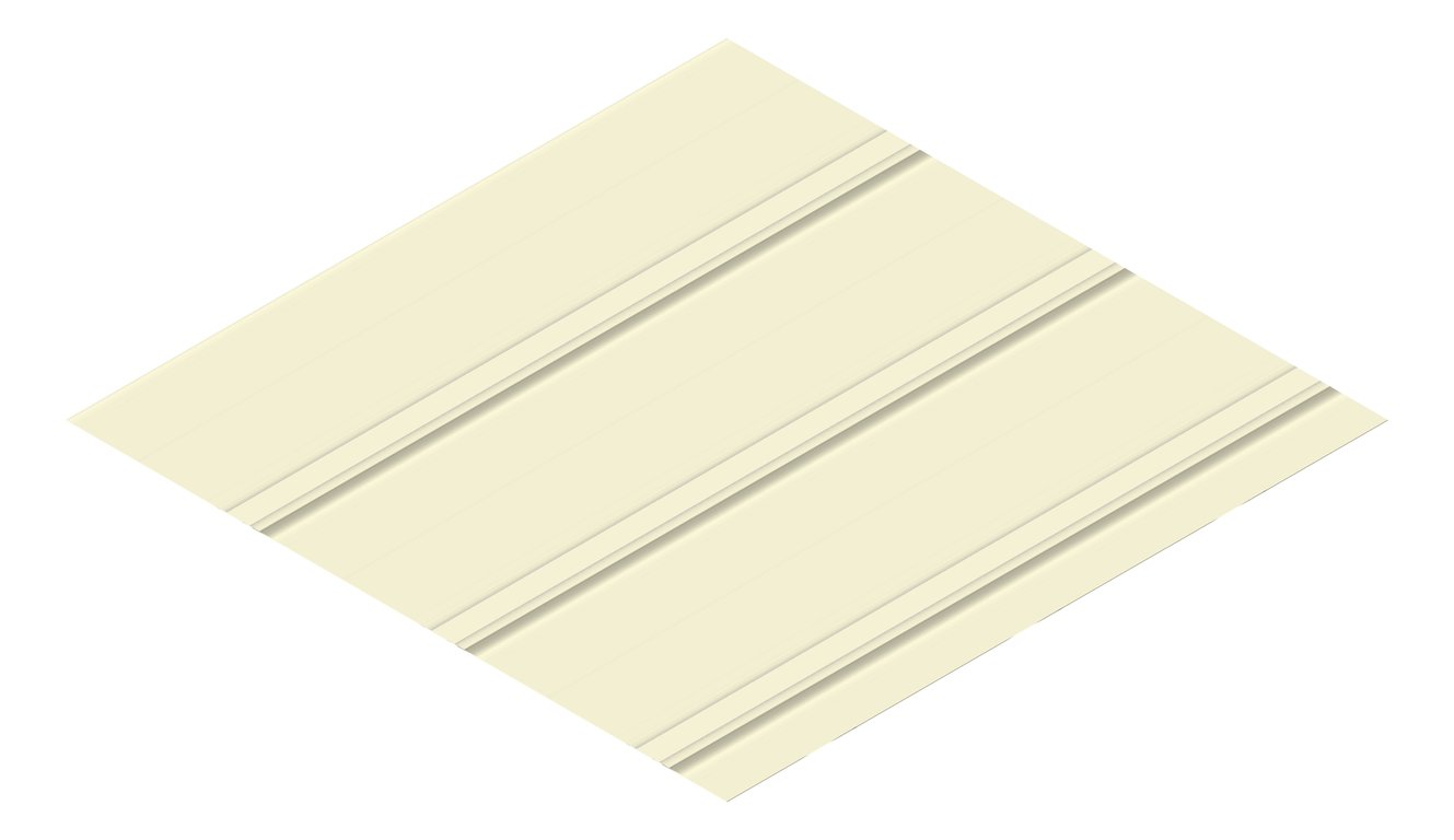 3D Presentation Image of Metal SheetCladding Lysaght FlatDekII EveningHaze
