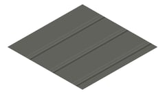 3D Presentation Image of Metal SheetCladding Lysaght FlatDekII WoodlandGrey