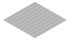 3D Presentation Image of Metal SheetCladding Lysaght KlipLok406 Bluegum