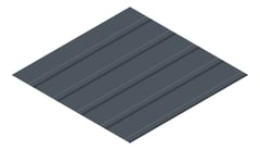 3D Presentation Image of Metal SheetCladding Lysaght KlipLok406 Celestian