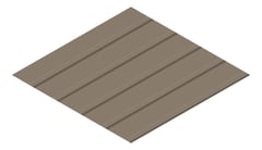 3D Presentation Image of Metal SheetCladding Lysaght KlipLok406 Jasper