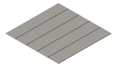 3D Presentation Image of Metal SheetCladding Lysaght KlipLok406 Wallaby