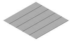 3D Presentation Image of Metal SheetCladding Lysaght KlipLok406 Windspray