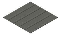 3D Presentation Image of Metal SheetCladding Lysaght KlipLok406 WoodlandGrey