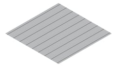 3D Presentation Image of Metal SheetCladding Lysaght KlipLok700Classic BluegumMatt