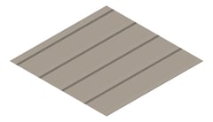3D Presentation Image of Metal SheetCladding Lysaght KlipLok700Classic Gully