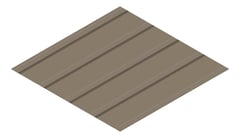 3D Presentation Image of Metal SheetCladding Lysaght KlipLok700Classic Jasper