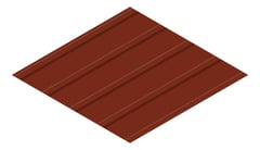 3D Presentation Image of Metal SheetCladding Lysaght KlipLok700Classic ManorRed