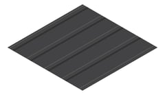 3D Presentation Image of Metal SheetCladding Lysaght KlipLok700Classic MonumentMatt