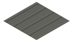 3D Presentation Image of Metal SheetCladding Lysaght KlipLok700Classic WoodlandGrey