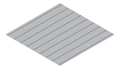 3D Presentation Image of Metal SheetCladding Lysaght KlipLok700HiStrength Bluegum