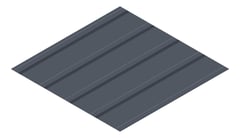 3D Presentation Image of Metal SheetCladding Lysaght KlipLok700HiStrength Ironstone