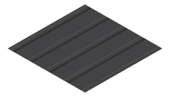 3D Presentation Image of Metal SheetCladding Lysaght KlipLok700HiStrength MonumentMatt