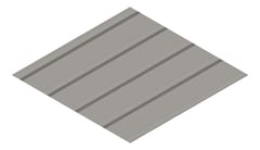 3D Presentation Image of Metal SheetCladding Lysaght KlipLok700HiStrength Wallaby