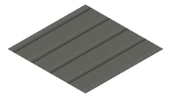 3D Presentation Image of Metal SheetCladding Lysaght KlipLok700HiStrength WoodlandGrey