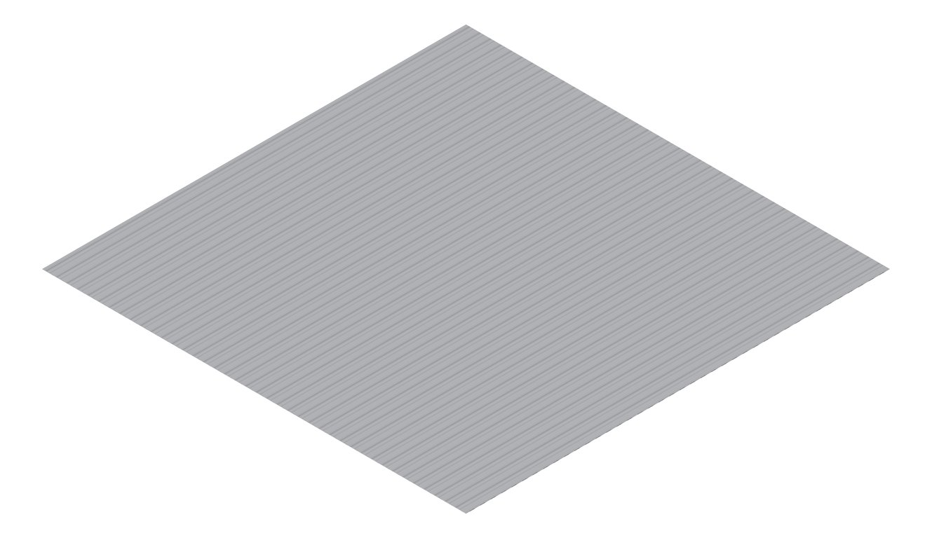 3D Presentation Image of Metal SheetCladding Lysaght MiniOrb Astro