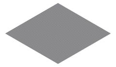 3D Presentation Image of Metal SheetCladding Lysaght MiniOrb Basalt