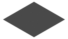 3D Presentation Image of Metal SheetCladding Lysaght MiniOrb MonumentMatt