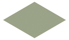 3D Presentation Image of Metal SheetCladding Lysaght MiniOrb PaleEucalypt