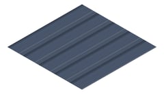 3D Presentation Image of Metal SheetCladding Lysaght MultiClad DeepOcean