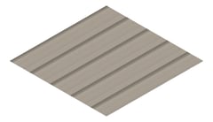 3D Presentation Image of Metal SheetCladding Lysaght MultiClad Gully