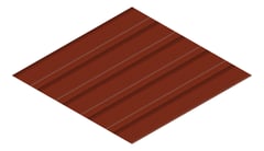 3D Presentation Image of Metal SheetCladding Lysaght MultiClad ManorRed