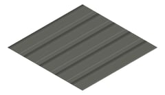 3D Presentation Image of Metal SheetCladding Lysaght MultiClad WoodlandGrey