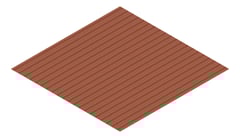 3D Presentation Image of Metal SheetCladding Lysaght PanelRib Aries