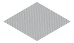 3D Presentation Image of Metal SheetCladding Lysaght PanelRib Bluegum