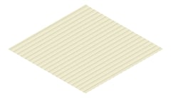 3D Presentation Image of Metal SheetCladding Lysaght PanelRib EveningHaze