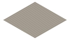 3D Presentation Image of Metal SheetCladding Lysaght PanelRib Gully