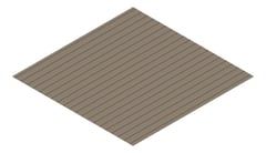 3D Presentation Image of Metal SheetCladding Lysaght PanelRib Jasper