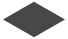 3D Presentation Image of Metal SheetCladding Lysaght PanelRib MonumentMatt