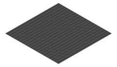 3D Presentation Image of Metal SheetCladding Lysaght PanelRib Monument