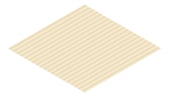 3D Presentation Image of Metal SheetCladding Lysaght PanelRib Paperbark