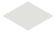 3D Presentation Image of Metal SheetCladding Lysaght PanelRib ShaleGrey