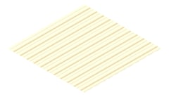 3D Presentation Image of Metal SheetCladding Lysaght SpanDek ClassicCream