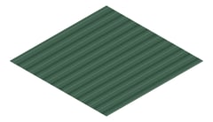 3D Presentation Image of Metal SheetCladding Lysaght SpanDek CottageGreen