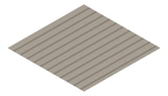 3D Presentation Image of Metal SheetCladding Lysaght SpanDek Gully