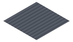 3D Presentation Image of Metal SheetCladding Lysaght SpanDek Ironstone