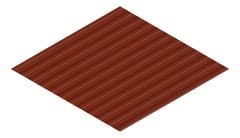 3D Presentation Image of Metal SheetCladding Lysaght SpanDek ManorRed